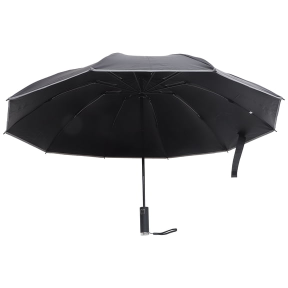 PAMINGONO Compact Travel Umbrella Black Fiber 1Pcs UV Protection for Women Sunshine