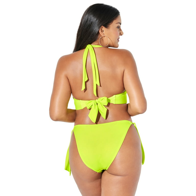  Swimsuits For All Women's Plus Size Loop Strap Blouson