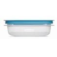 thumbnail image 3 of Rubbermaid 1.25 Cup Flex & Seal Leak Proof Lids Food Storage Container Set, Teal, Clear Meal Prep Flex Containers, 4 Piece Bundle Set, 3 of 4