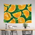 thumbnail image 4 of Xecao Orange Print Tapestry, Wall Hanging Room Funny Decor, Backdrop Room Decor for Bedroom Living Room dormitory, 4 of 8