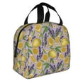 thumbnail image 2 of Sikiie Lavender Flowers Lunch Bag for Women & Men Adult Insulated Lunch Box, Food Lunch Containers Lunch Tote Bags for Work, Travel, Outdoor, 2 of 8