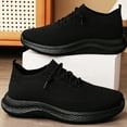 thumbnail image 3 of DADAWEN Women's Sneakers Casual Slip on Walking Shoes Black 8.5US, 3 of 5