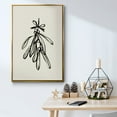 thumbnail image 5 of Mistletoe Sketch with Bows II - Framed Gallery Wrapped Holiday Canvas - 17 x 25 - Gold Frame, 5 of 8