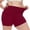 Wine, variant on Tummy Control Yoga Shorts for Women Seamless Biker Shorts Plus Size Athletic Boyleg Shorts for Gym Running Workout Navy 5XL