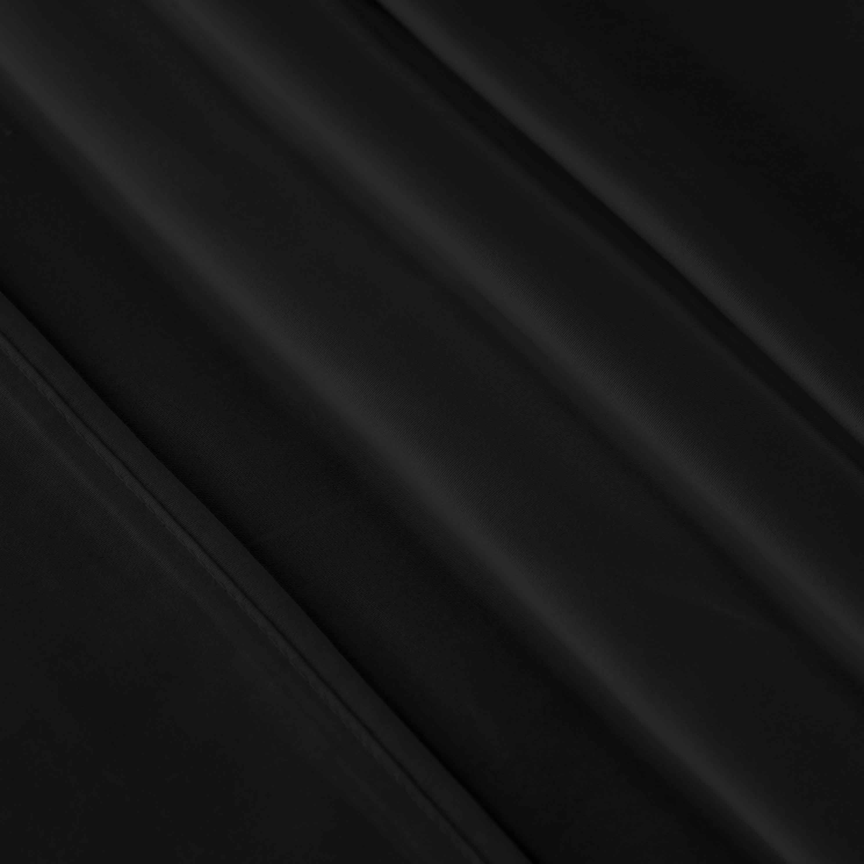 Superior Egyptian Cotton 300 Thread Count Deep Pocket Sheet Set, Queen, Black
