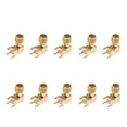 thumbnail image 1 of Conector coaxial de RF de metal Conector RF Cables es Conectores para Altavoces Audio Vídeo Portátil, 1 of 8