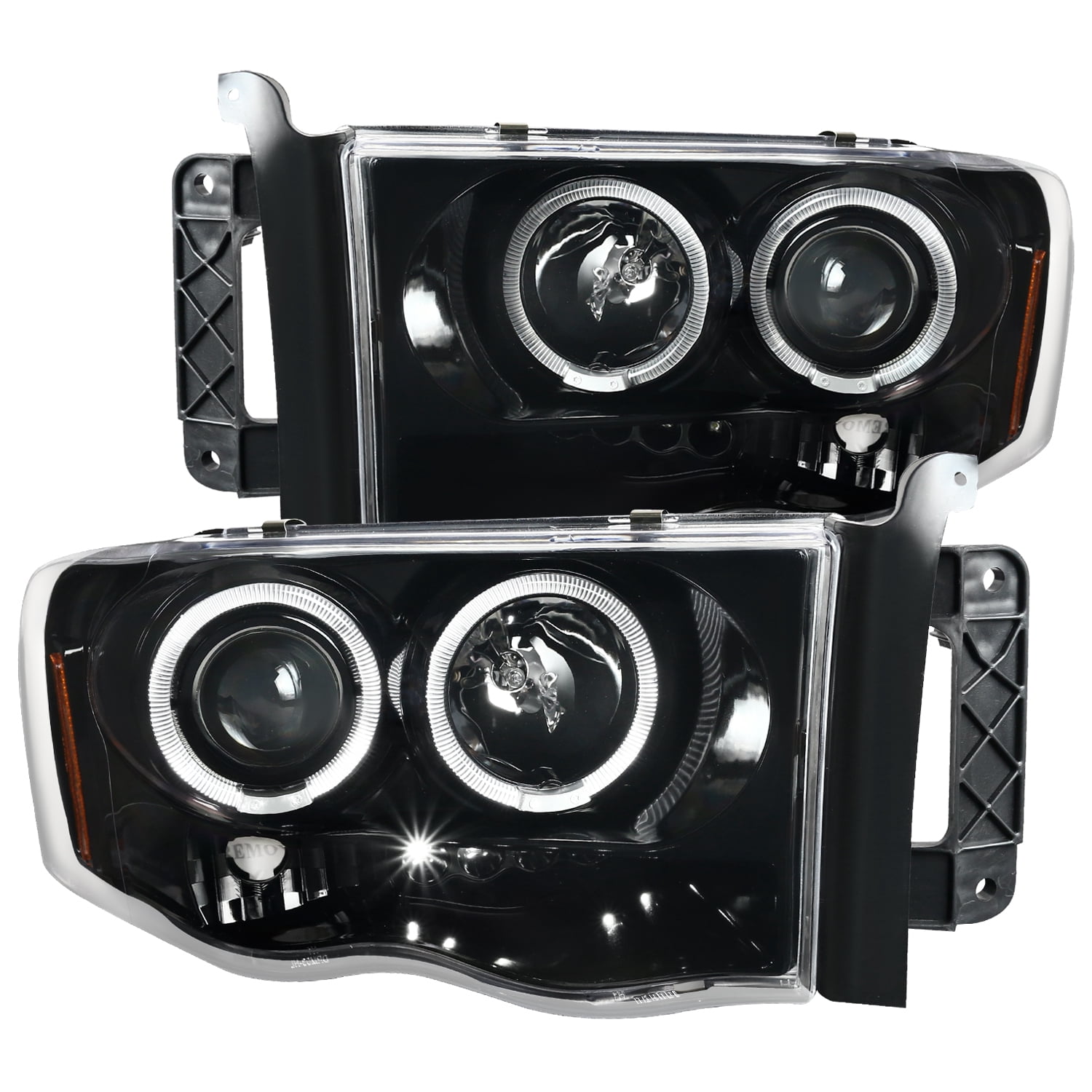 Jet Black Housing Clear Lens