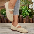 thumbnail image 5 of Women's Wide Toe Box Lightweight Walking Shoes Breathable Slip On Ballet Flat Shoe Mesh Slip On Loafers, 5 of 8