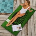 thumbnail image 4 of Yibo Football Beach Towel,Green Football Field Cotton Water Absorbent Quick Dry Towels for Boys Women Men Gift Bathroom Gym Beach, 4 of 8