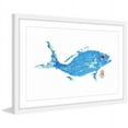 thumbnail image 2 of "Red Snapper in Blue" Framed Painting Print, 2 of 4