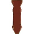 thumbnail image 2 of Ekena Millwork 3 3/8"W x 6 1/2"D x 10 1/2"H Boston Traditional Scroll Wood Vintage Decor Corbel, Salvage Red, 2 of 7