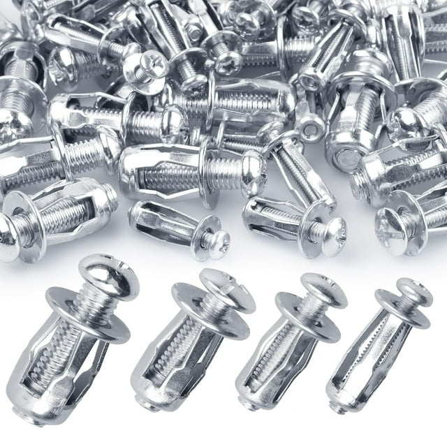 40pcs Metal Petal Expansion Screws For Concrete Walls With Easy Installation Expansion Screws For Home Office Commercial Use