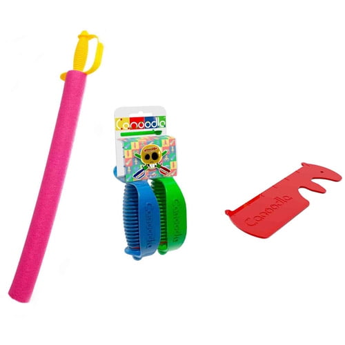Canoodle Toy Pirate Noodle Sword with Twin Sword Handles and Noodle