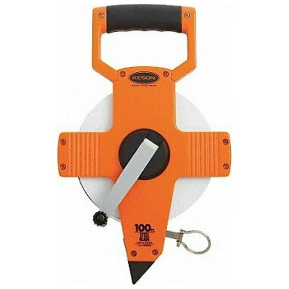 Keson 100 ft Engineer's Tape Measure, 3/8 in Blade NR10-100