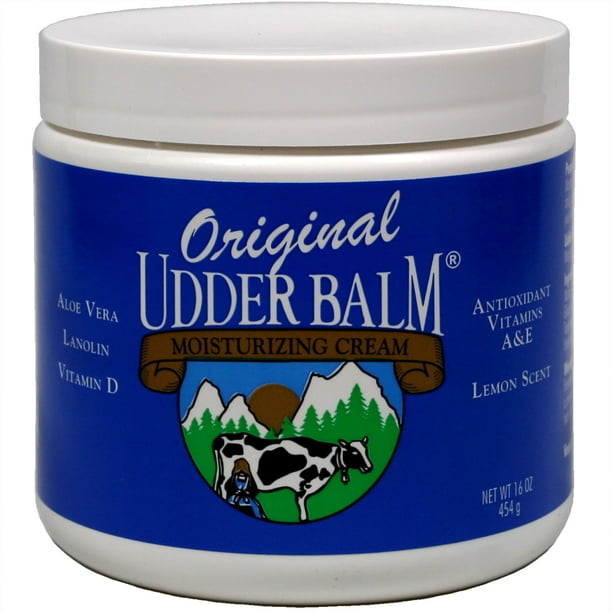 Original Udder Balm Moisturizing Cream with Aloe & Lanolin. 16oz Jar