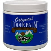 Original Udder Balm Moisturizing Cream 16oz Jar. The ultra soothing balm for dry, flakey, cracked, chapped skin and fingers