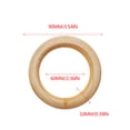 thumbnail image 2 of WREESH 20mm ~ 100mm DIY Accessories Log Rings Wooden Ring Handbag Fastener, 2 of 8