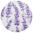 thumbnail image 3 of Ryvnso Lavender Flowe Round Plate Mats Dining Table Placemat Set of 4 for Holiday Decoration, 3 of 7