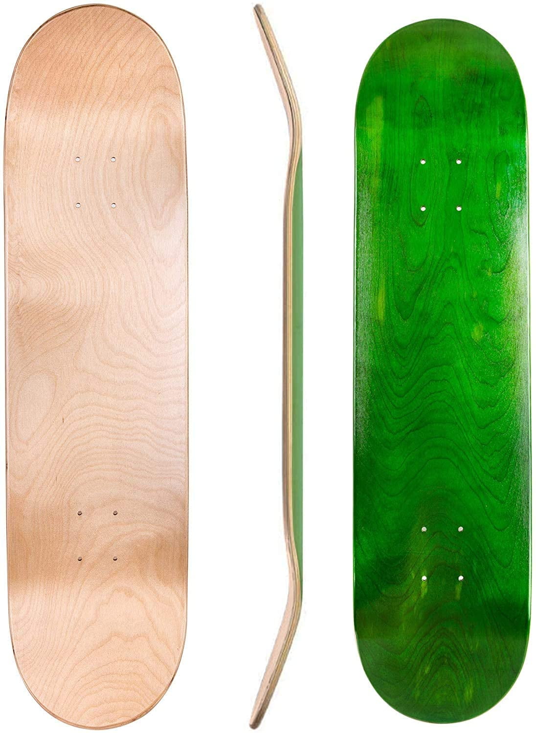 Cal 7 Blank Maple Skateboard Deck 7.75", 8", 8.25", 8.5" (8 inch