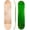 Green/Natural, variant on Cal 7 Blank Maple Skateboard Deck |7.75", 8", 8.25", 8.5"| (7.75 inch, Green/Natural)