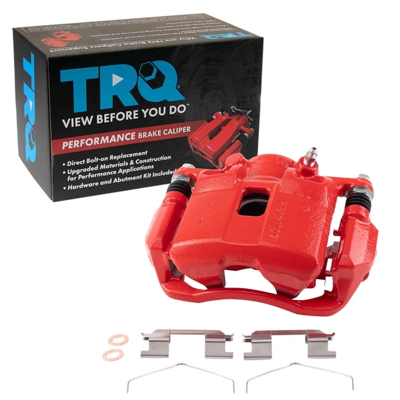 TRQ Front Brake Caliper Fits 2013-2014 Acura ILX 2012-2015 Honda Civic 09-19 Fit CLA40224
