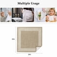 thumbnail image 4 of Cream Greek Key Cloth Napkins, Geometric Greece Ancient Rustic Washable and Reusable Dinner Napkins Set of 6, Table Napkin for Kitchen Party Birthday Wedding Hotel Housewarming 20"x20", 4 of 8