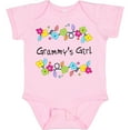 thumbnail image 3 of Inktastic Grammys Girl Bright Flowers Girls Baby Bodysuit, 3 of 5