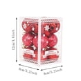 thumbnail image 3 of Fabric Christmas Ball Ornaments Shatterproof Hanging Decor Balls for Xmas Tree Wreath Garland Holiday Decoration, 3 of 5