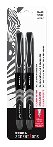 Stylo Pinceau Zebra Zensations, Pointe Moyenne, Encre Noire Résistante à L'eau | Pour Lettrage, Dessin, Manga - 7