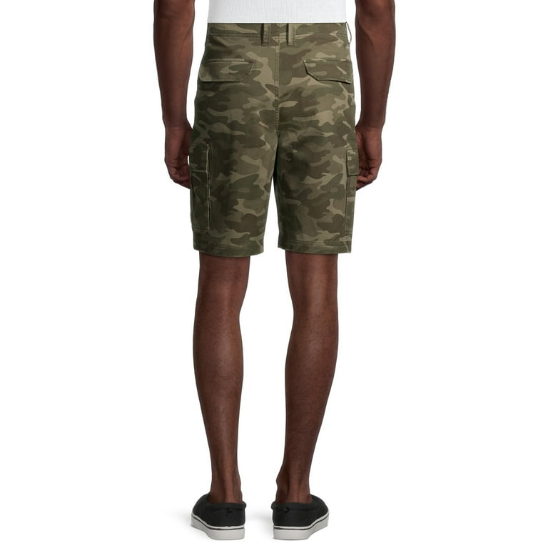 Mens cargo top shorts at walmart