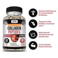 thumbnail image 4 of Collagen Peptides Types I, II, III, V, X, 1200mg Pills Anti-Aging Skin Capsules, 4 of 5