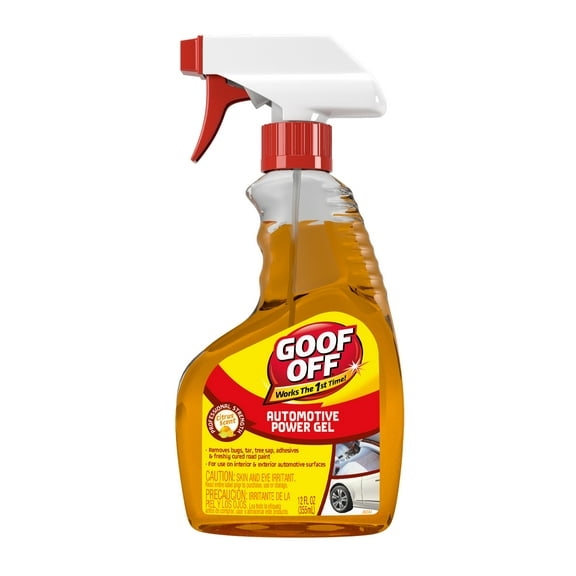 Goof Off Automotive Power Gel, 12 oz., Removes Stickers, Tape Residue, Adhesives & More