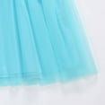 thumbnail image 3 of LEEy-world Vêtements pour Bébé Fille Robe d'Été à Manches Volantes Imprimé Fleurs Volants Robe de Plage Robe de Princesse, Bleu Clair, 3 of 5