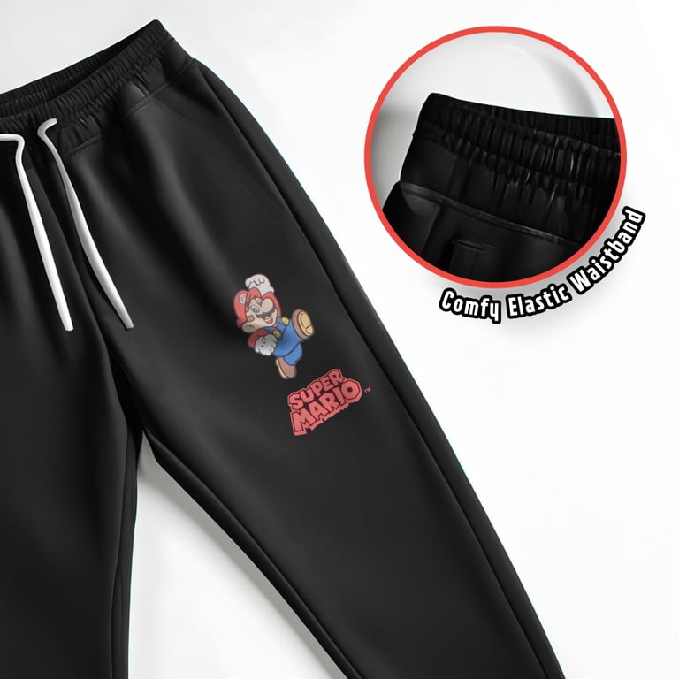 Nintendo Super Mario Bros Boys 2-Piece Set - Holiday Sweatshirt 