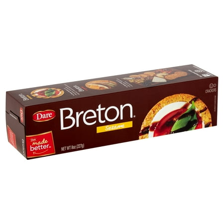 Dare Breton Sesame Crackers, 8 Oz.