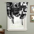 thumbnail image 2 of Eiffel Tower Balloon Curtains for Bedroom/Front Door/Bathroom, Vintage France Romantic European Paris City Art Tie Up Curtains 63 Inch Length Kitchen Curtains Shades for Windows 46"x63", 2 of 8