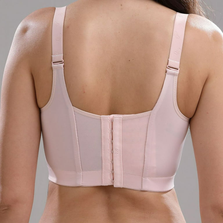 TQWQT Padded T Shirt Bras for Women Plunge Push up Bra Plus Size Underwire  Bra Pink 44B 