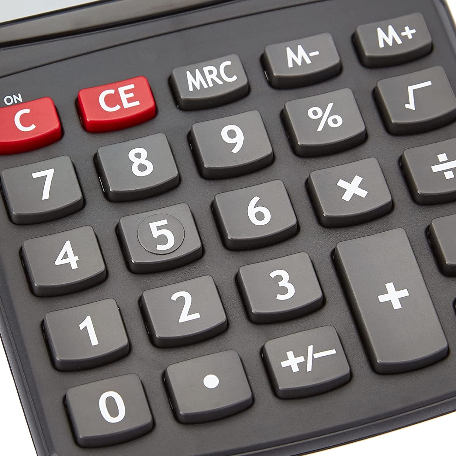 LCD 8-Digit Desktop Calculator, Portable and Easy to Use, Black, 5-Pack