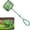 Z-A-Green, variant on Fish Net for Fish Tank, 1 Pack 3 inch Small Mesh Fish Catch Net with Plastic Handle, Soft Mesh Aquarium Net for Delicate Fins, Fish Tank Net Food Wastes Skimmer, Fish Tank Accessories, Green