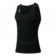 thumbnail image 1 of Débardeur de Sport pour Hommes Basketball Course Extensible Séchage Rapide T-Shirt, 1 of 5