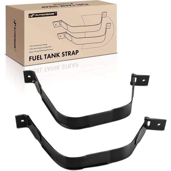 A-Premium Fuel Tank Straps W/ 2PCS Compatible with Ford [F-class Super Duty] F-250 Super Duty 1999-2010 & F-350 F-350 Super Duty 1999-2007 & F-450 Super Duty 2002