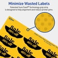 thumbnail image 5 of Avery Oval Scalloped Labels, Bright Yellow, 1-1/8" x 2-1/4", 420ct, 5 of 11