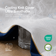 thumbnail image 3 of NightyNight 8" Twin Size Firm Mattress, Cooling Gel Memory Foam Mattress in a Box, Removable, Washable Cover & Non-Slip Bottom, 3 of 8