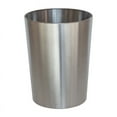 thumbnail image 3 of (2 pack) Mainstays Brushed Nickel Metal Bathroom Wastebasket, 2.2 gal, 3 of 6