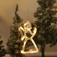 thumbnail image 3 of Christmas Window Light, Christmas Wish Lights LED Santa Hanging Christmas Lights Christmas Lighted with Suction Cup Battery Operated Christmas Fairy Light for Xmas Tree Party Decor, 3 of 6