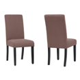 thumbnail image 1 of Costaelm Adison Fabric Dining Side Chair 2 Pc Set in Brown, 1 of 9