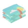 thumbnail image 2 of Pyramid Set of 2 Pure Cotton Towels, 16'' x 28'', Highly Absorbent and Soft, 2 of 8