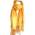 thumbnail image 2 of Silver Fever Nepal Solid Two Ply Warm Soft Pashmina Scarf Shawl Wrap, 2 of 3