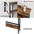 thumbnail image 4 of AKDSteel 39.4" Console Entryway Table, 2-Tier Narrow Side Table with Open Shelves, Ideal for Entryway, Hallway, Kitchen, Foyer, Living Room, or Bedroom, Easy Assembly, 4 of 6