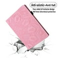thumbnail image 5 of Case for Amazon Kindle Scribe 10.2 Inch, 3D Embossed Multi Viewing Angle Stand PU Leather Premium Luxury Slim Cover Folio Case Cover with Stylus Holder for Amazon Kindle Scribe 10.2, Pink, 5 of 6